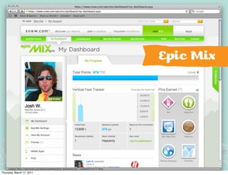 Epic Mix




Thursday, March 17, 2011
 