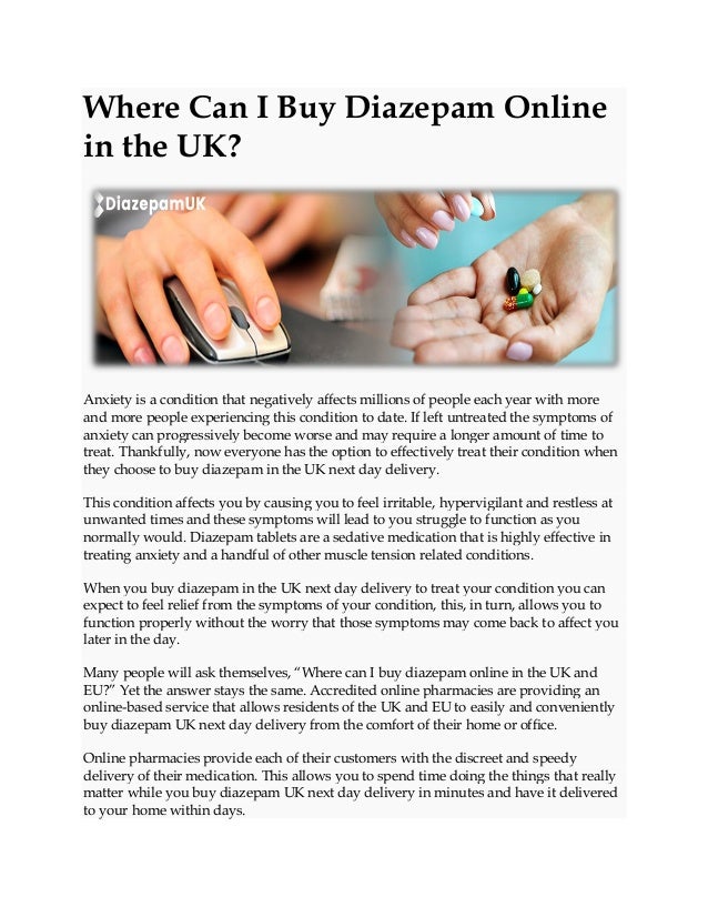 Online pharmacy diazepam