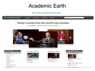 Academic Earth   http://www.academicearth.org/   