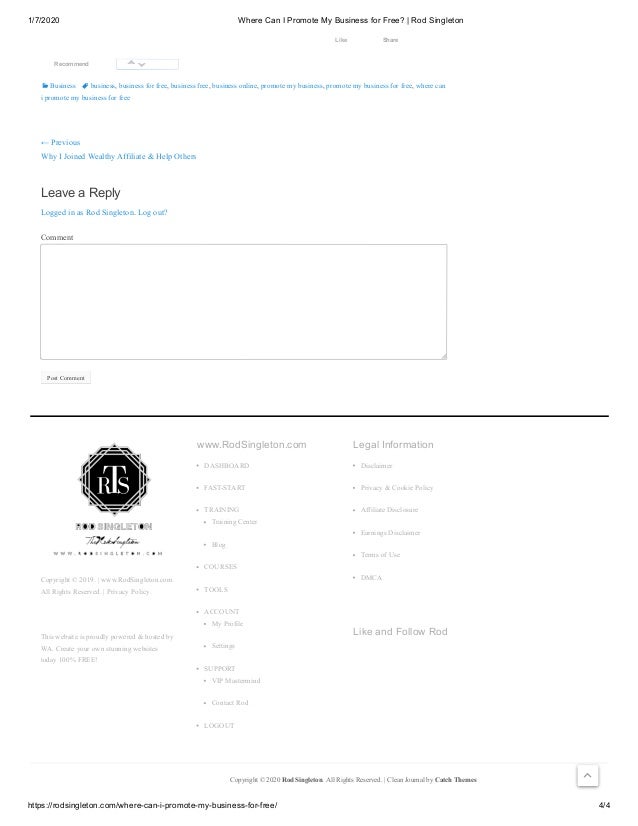 Where Can I Promote My Business for Free Online?