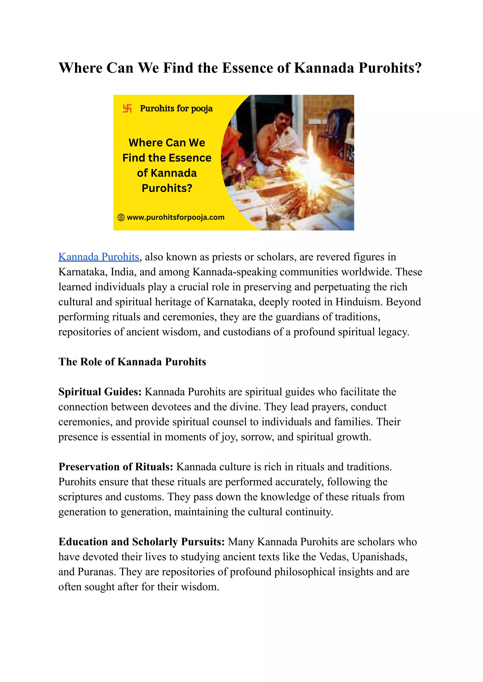 Where Can We Find the Essence of Kannada Purohits.pdf