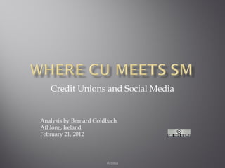 Where Credit Unions Meet Social Media