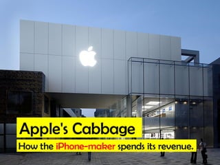 Apple's Cabbage
How the iPhone-maker spends its revenue.
 