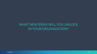 Extractable 25
WHAT NEW IDEASWILLYOU UNLOCK
INYOUR ORGANIZATION?
 