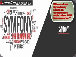 Where does
Symphony
ranks in
comparison
with other PHP
frameworks ?
 