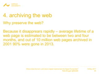 Where does the born- and reborn-digital material take the Digital ...
