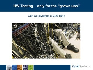 SlideHW Testing – only for the “grown ups”
     Header…


            Can we leverage a VLM like?
 