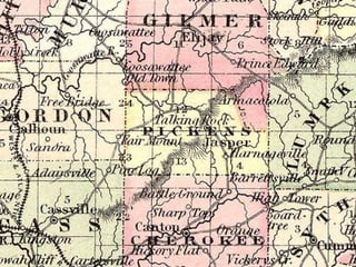 I am from mountains like centipedes, letters spelling Pickens across an orange county 