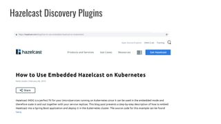 Hazelcast Discovery Plugins
 