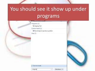 You should see it show up under
programs