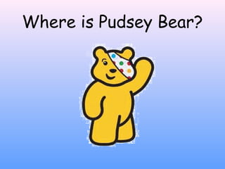 Where is Pudsey Bear? 
 