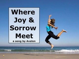 Where  Joy & Sorrow  Meet a song by Avalon 