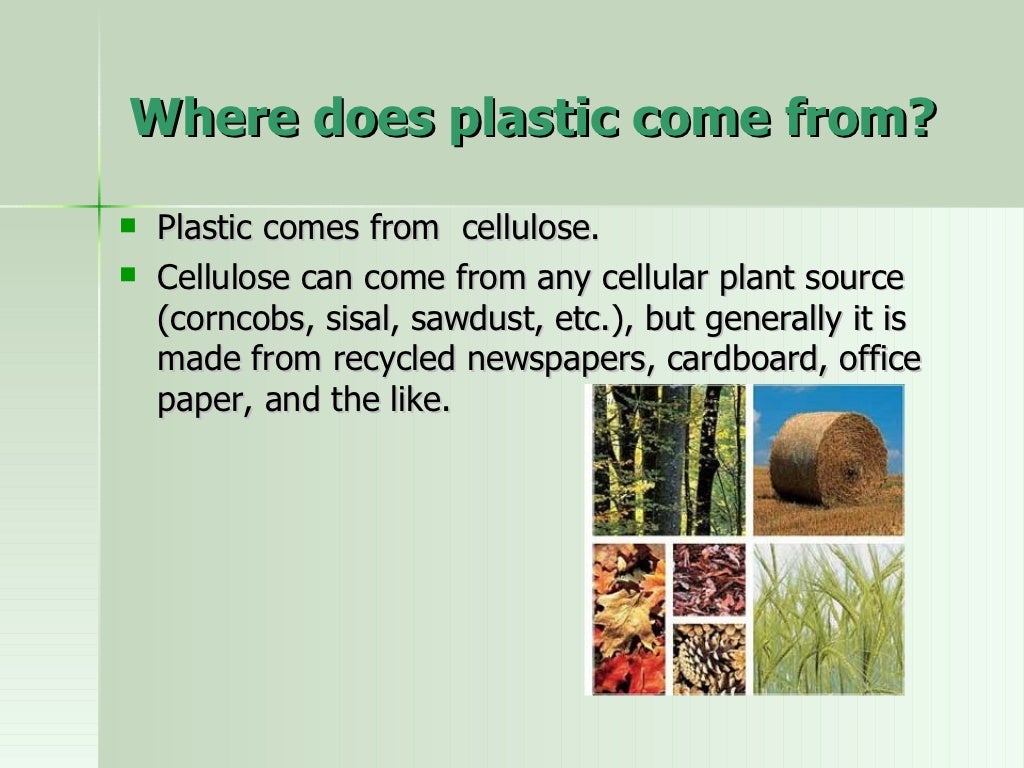 Where materials come from