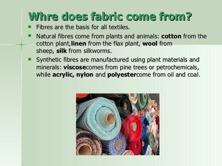 Where Materials Come From where-materials-come-from