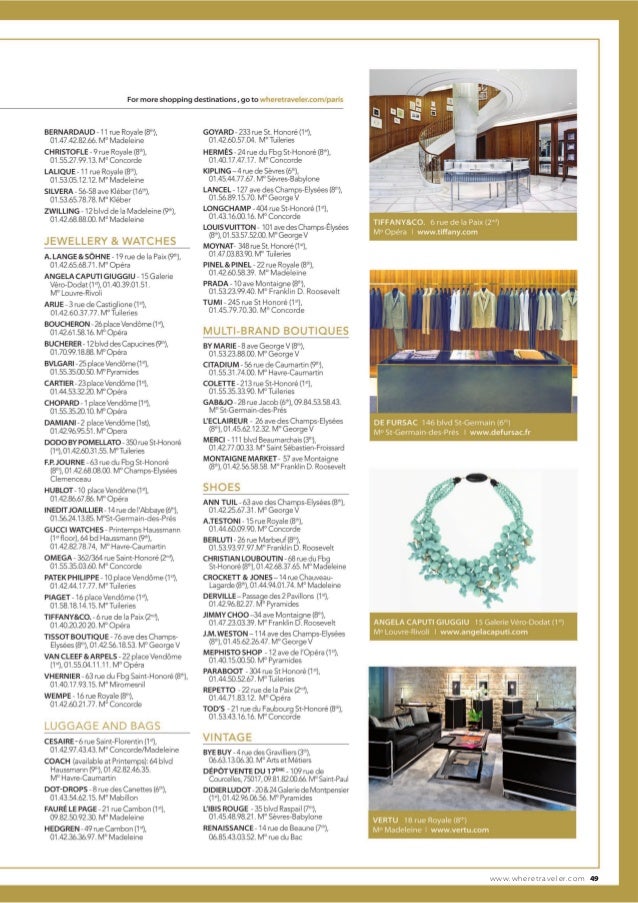 Magazine Where Paris N 248 English Edition Date Septembre 14 Jea Magazine Where Paris N 248 English Edition Date Septembre 14 Jea