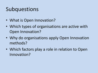 Where Open Innovation Meets Geo Information Slide 35