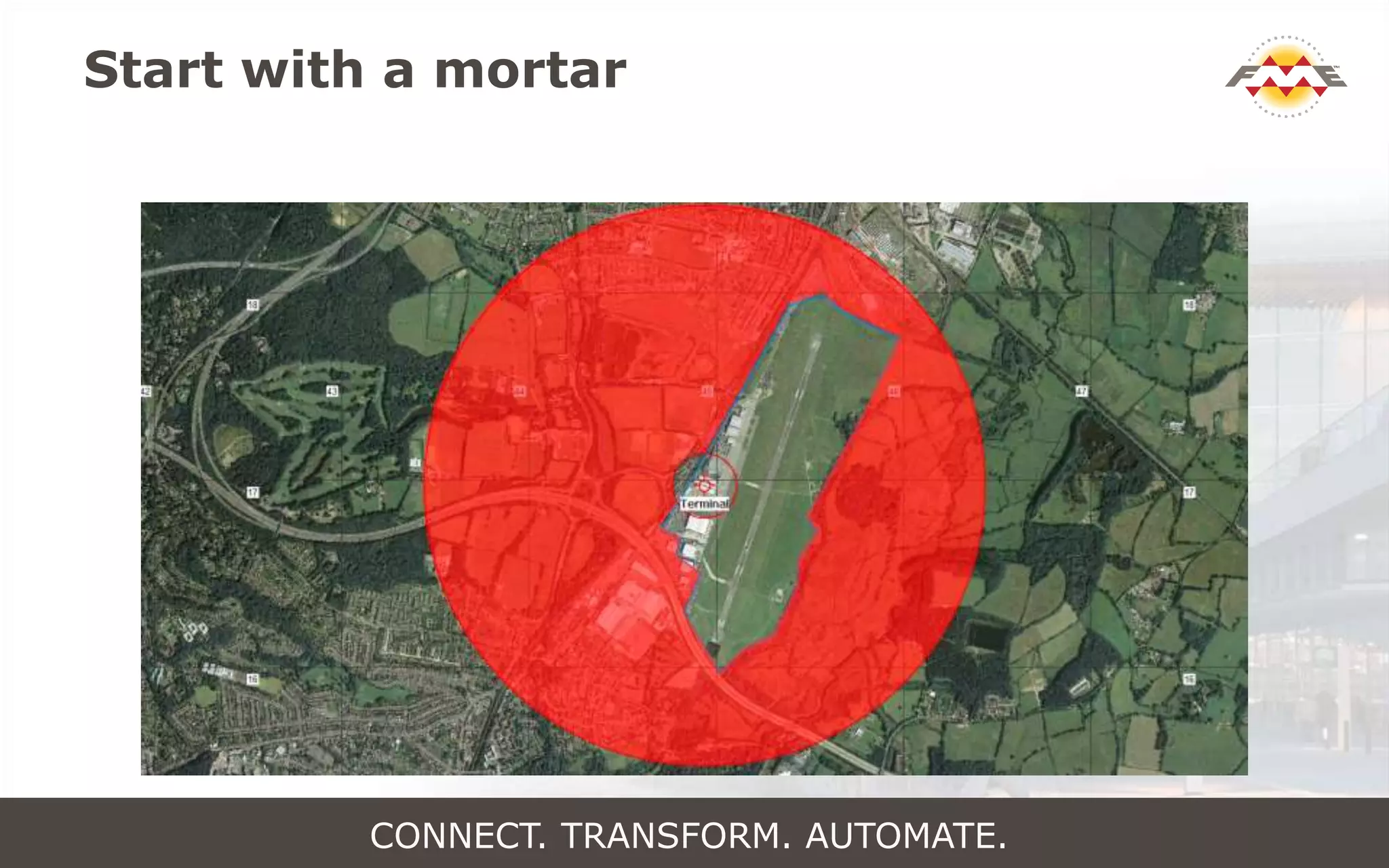 Start with a mortar
CONNECT. TRANSFORM. AUTOMATE.
 