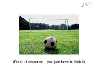 (Desired response – you just have to kick it)
 