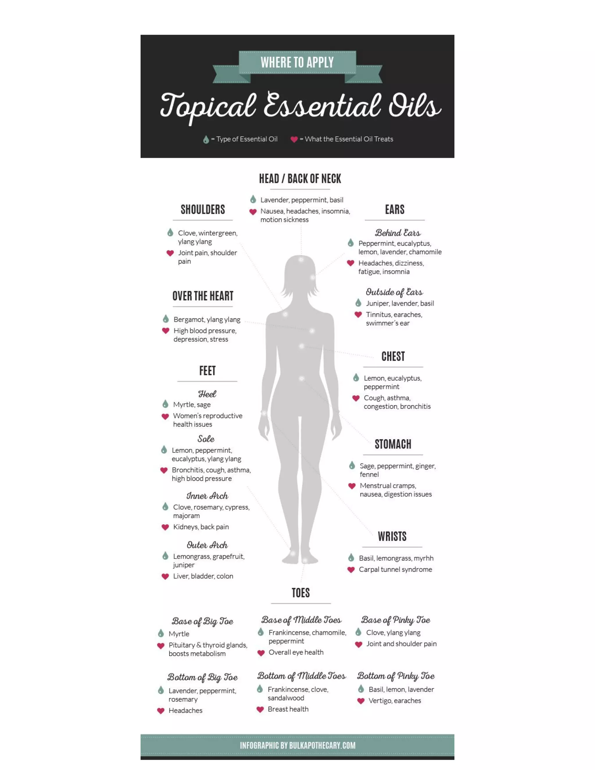 Where to apply topical essential oils | PDF