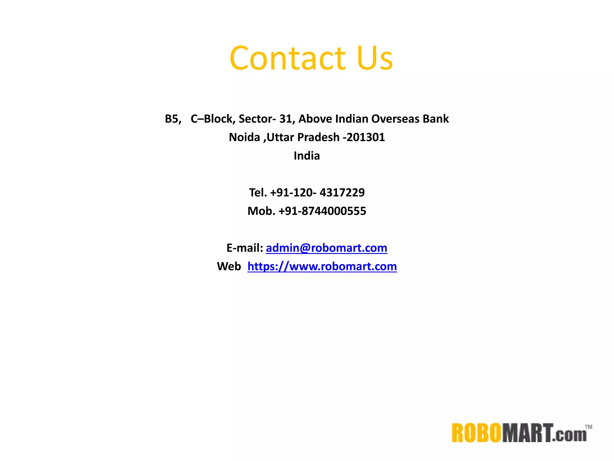 Buy Arduino in India by Robomart | PPTX | Consumer Electronics ...