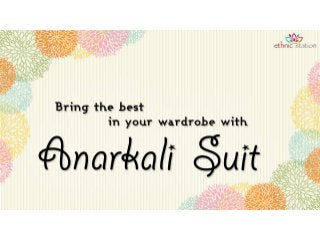 Where to buy best anarkali suits india