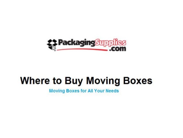 where to get moving supplies