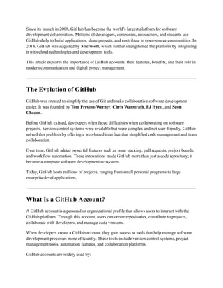Where to Buy Old GitHub Accounts for Daily Development ....pdf