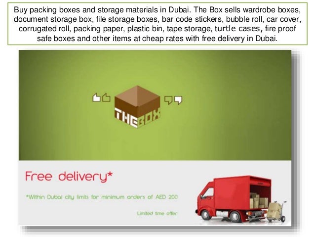 Where To Buy Packing Boxes And Storage Materials In Dubai