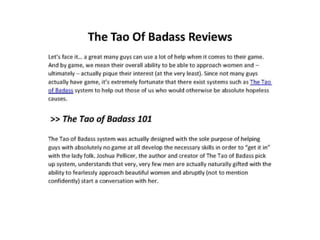 Where To Buy The Tao Of Badass