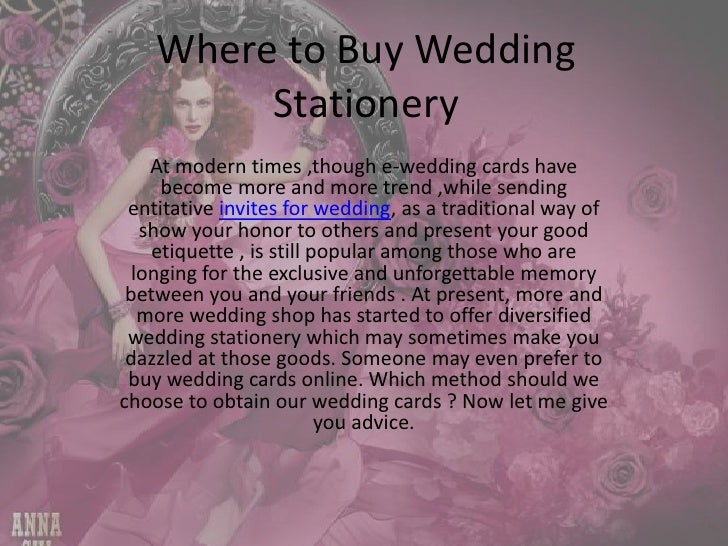Where to buy wedding invitations