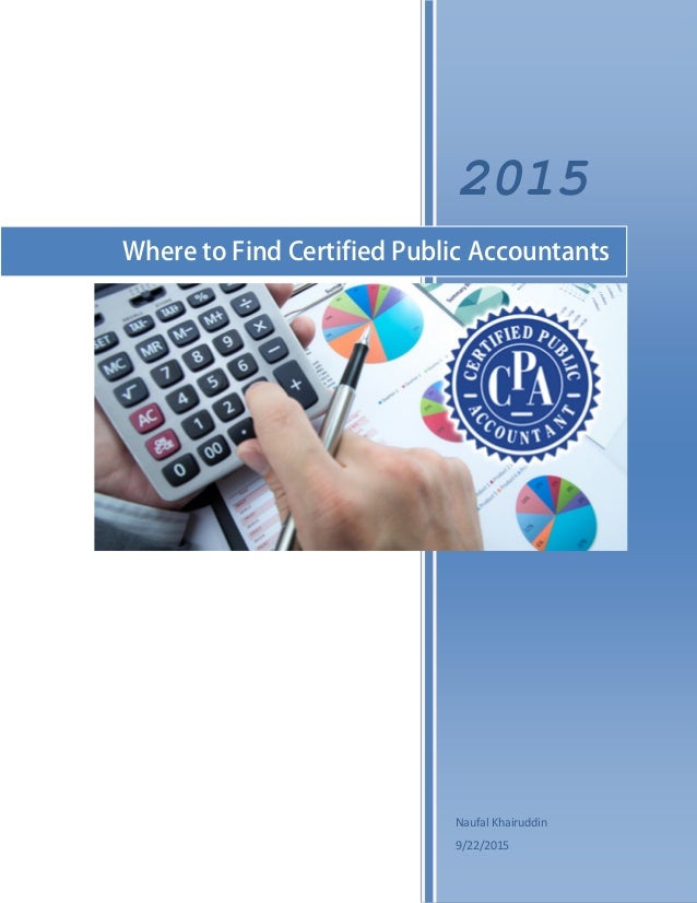 Where to find certified public accountants
