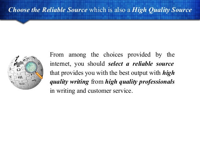 Dependable customize essay