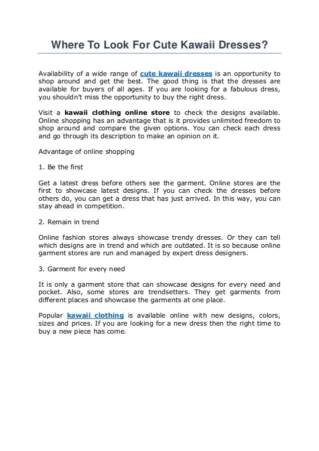 online garments store