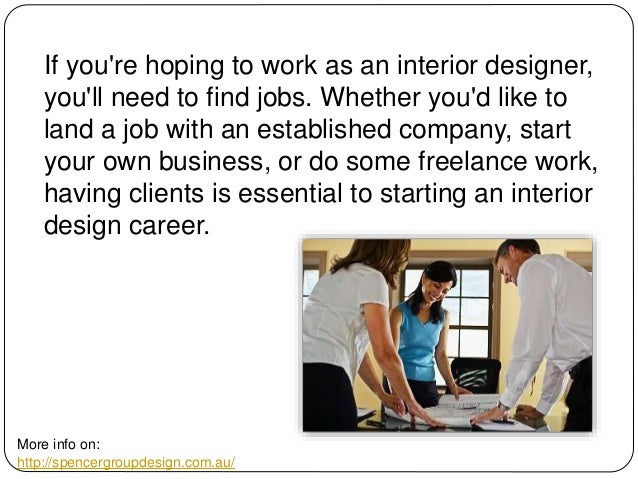 Where to look for interior design jobs