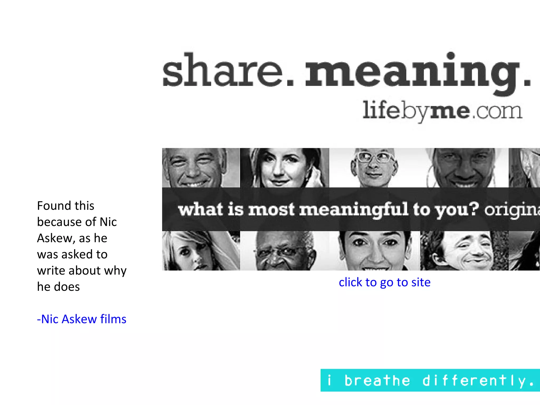 Listen deeply to student voice. I don’t think we realize
      that we’re all thinking much the same thing… great insight


78.   now, in a book, for us.
 