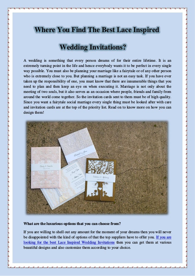 where to get wedding invitations