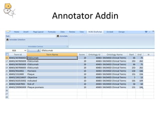 Annotator Addin 
 