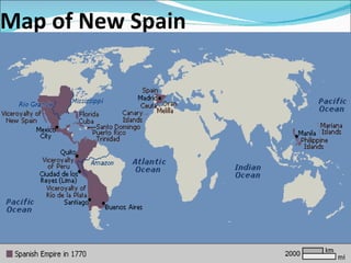 Map of New Spain 