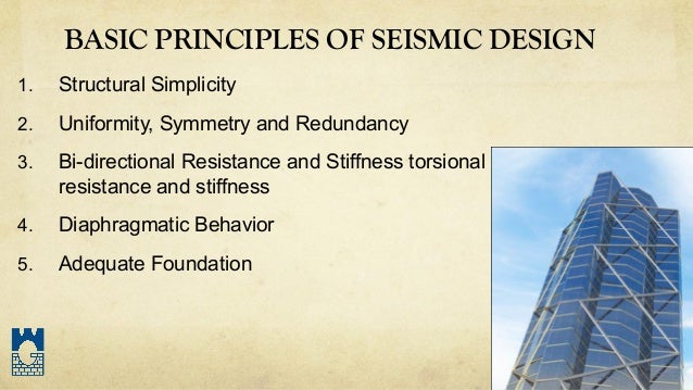 structures 7 basic principles of seismic design