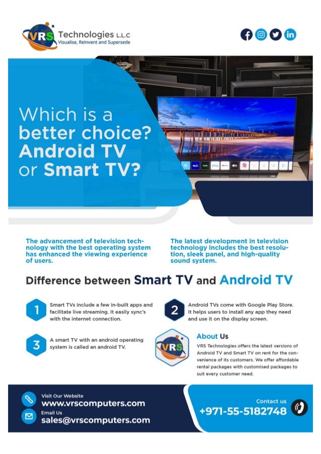 Which is a Better Choice Android TV or Smart TV?