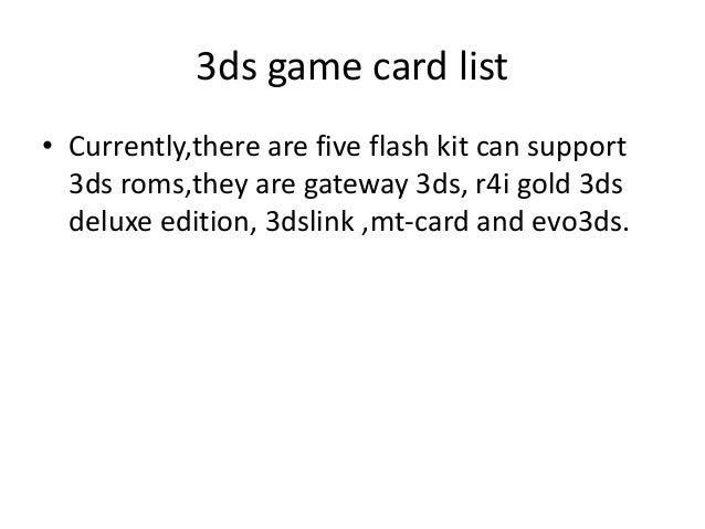 pokemon 3ds roms list