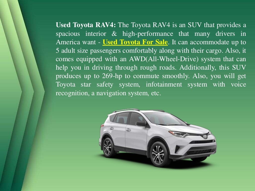 Which Are The Best Used Toyotas To Consider In America?