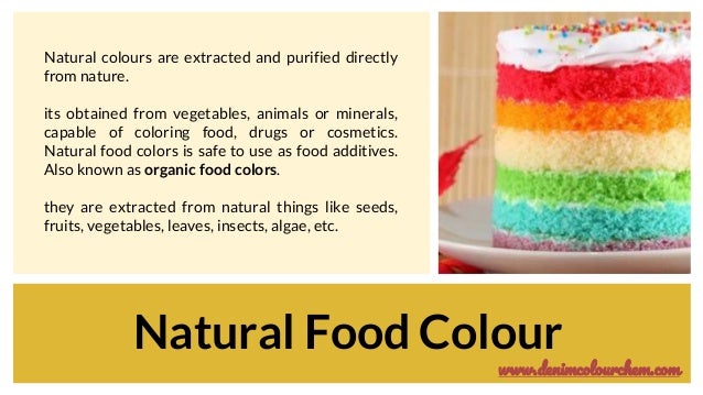 Which Are The Different Types Of Natural Amp Synthetic Food Colors