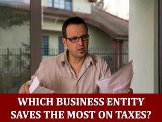 Which Business Entity Saves the Most on Taxes?