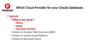 Which cloud provider for your oracle database | PDF