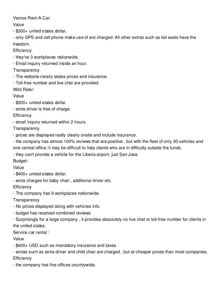 Which Costa Rican Car Company Is Best