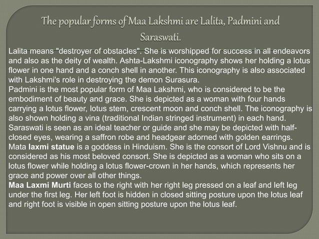 Which Direction Should Lakshmi Idol Face PPT which-direction-should-lakshmi-idol-face-ppt