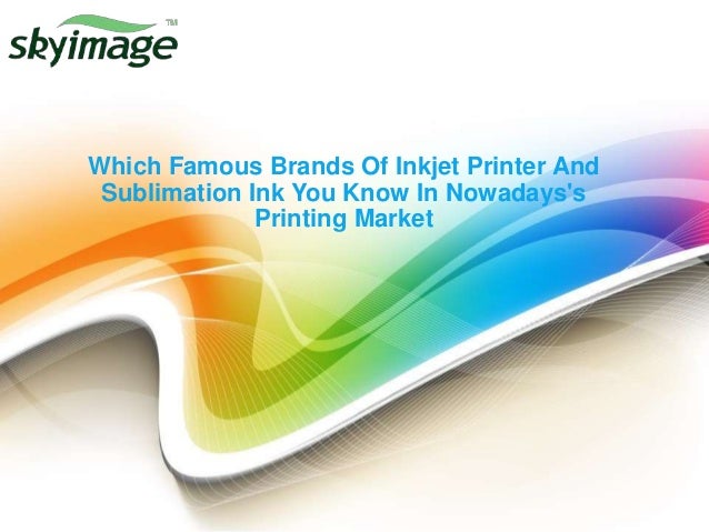 famous printer brands