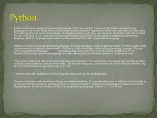 Which is better, Java or Python? And how? | PPT