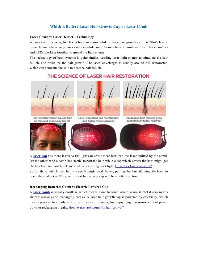 combing hair growth